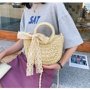 【人気新発売】レディース オシャレ バッグ ショルダーバッグ  鞄 韓国ファッション 麦わら