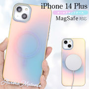 アイフォン スマホケース iphoneケース iPhone 14 Plus用MagSafe対応 オーロラマットケース