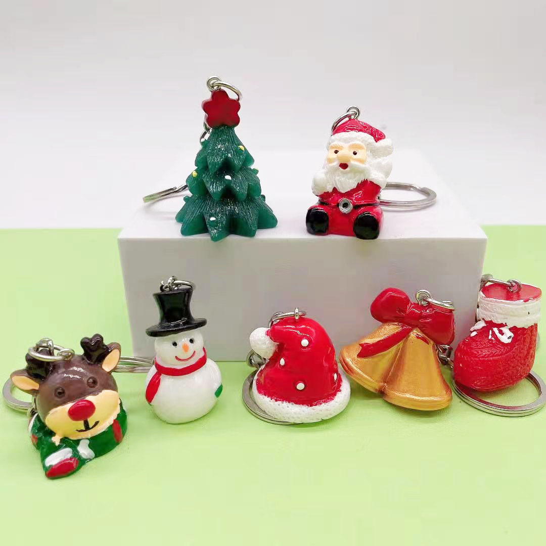クリスマス   キーホルダー   可愛い  ファション小物  プレゼント   バッグチャーム  ストラップ  7色