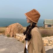 漁師の帽子   秋と冬レディースハット    韓国風   ファッションバケットハット★漁師の帽子