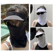 冷感 UPF50+ 日焼け防止 マスク フェイスマスク フェイスガード 夏用 登山 自転車 UVカット レディース
