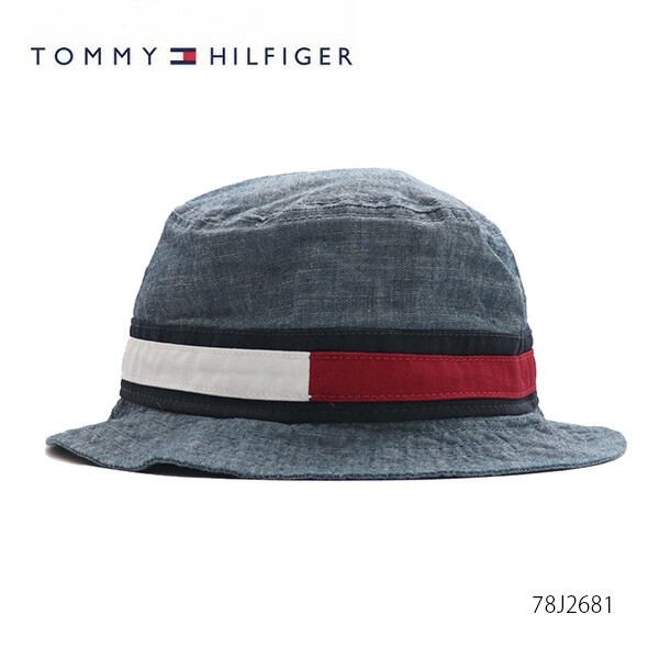 トミーヒルフィガー【TOMMY HILFIGER】78J2681 バケットハット ハット