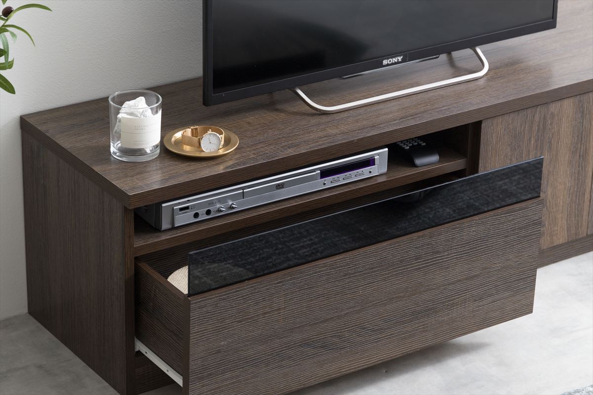 Connie ブラックパネル付テレビ台 未使用品 幅120cm】Connie ブラックパネル付きテレビ台 | 卸売・ 問屋・仕入れの