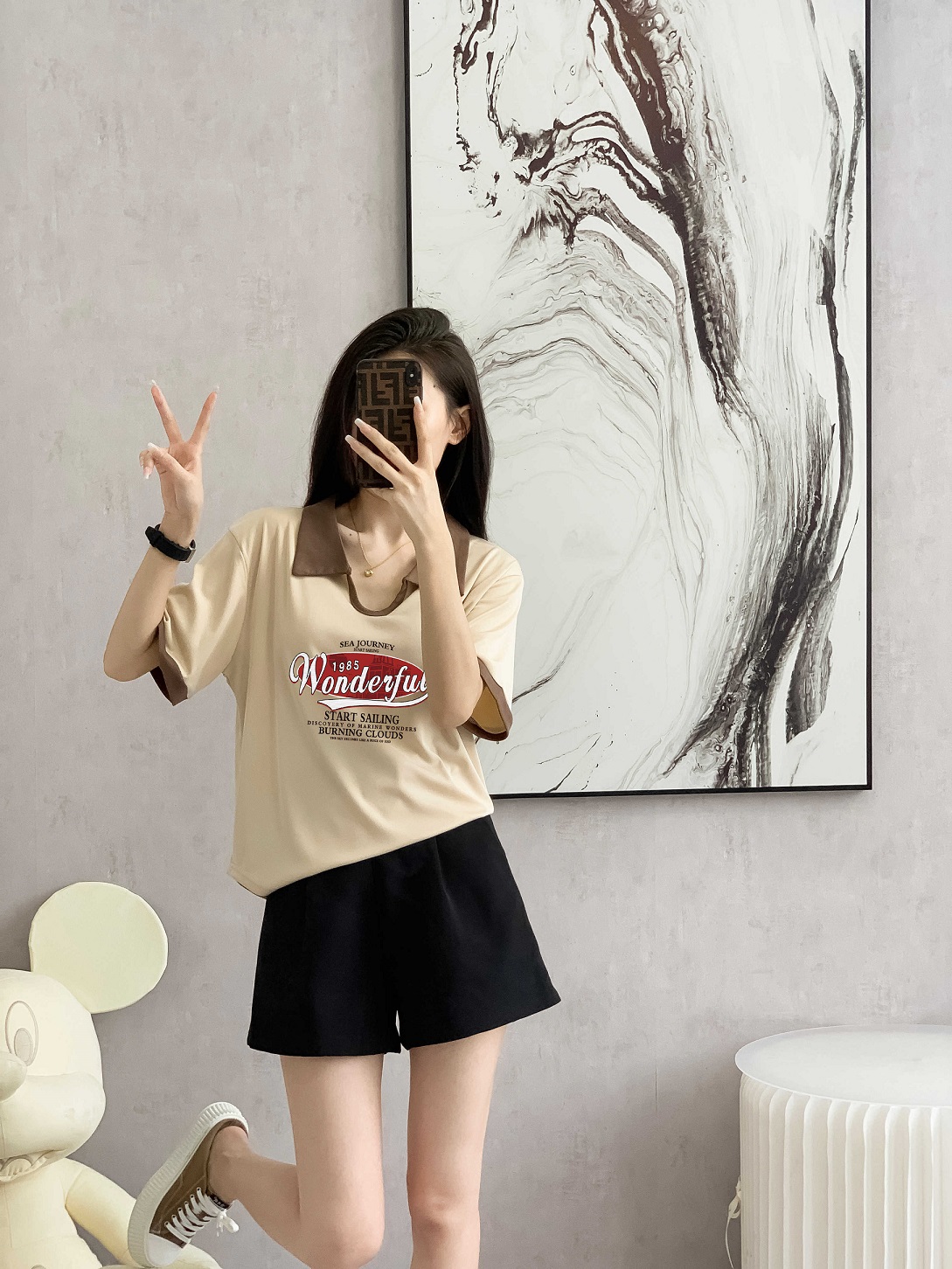 【予約220023】大きいサイズ 韓国レディース ファッション TシャツブラウスLL 3L 4L 5L 6L7L☆ 春夏  新作