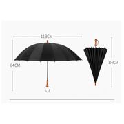 長傘 メンズ おしゃれ 長傘 雨傘 ワンタッチ 大きめ113cm 梅雨対策 紳士用 ビジネス傘 耐風