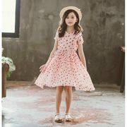 子供服 ワンピース キッズ 女の子 春夏 子供ドレス dress 韓国子供服 ジュニア シフォン