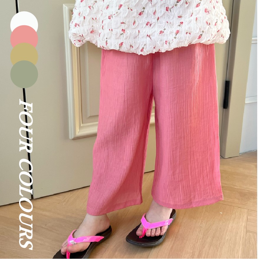 【2023夏】韓国風子供服 ベビー服 キッズ 女の子 ロングパンツ ワイドパンツ