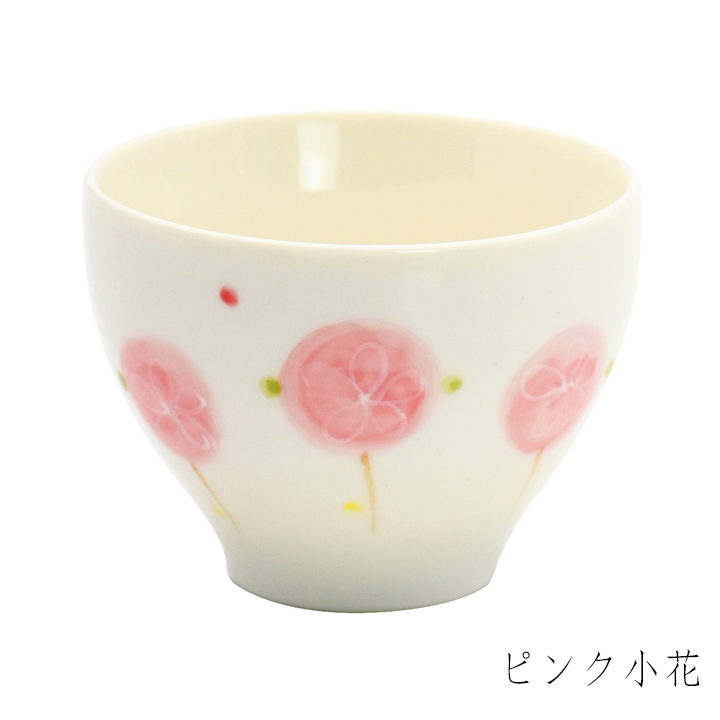 「わたしの戸棚」 手描き煎茶 ピンク小花