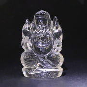 ヒマラヤ水晶 ガネーシャ 彫り物 大 100.7g インド ネパール産 【 一点物 】 天然石 パワーストーン