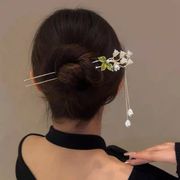 簪　かんざし　花　ヘアアクセサリー　デザイン　韓国風　髪飾り　INS