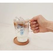 ブルー    チューリップ     透明グラスカップ    ins風     撮影道具    ジュースカップ