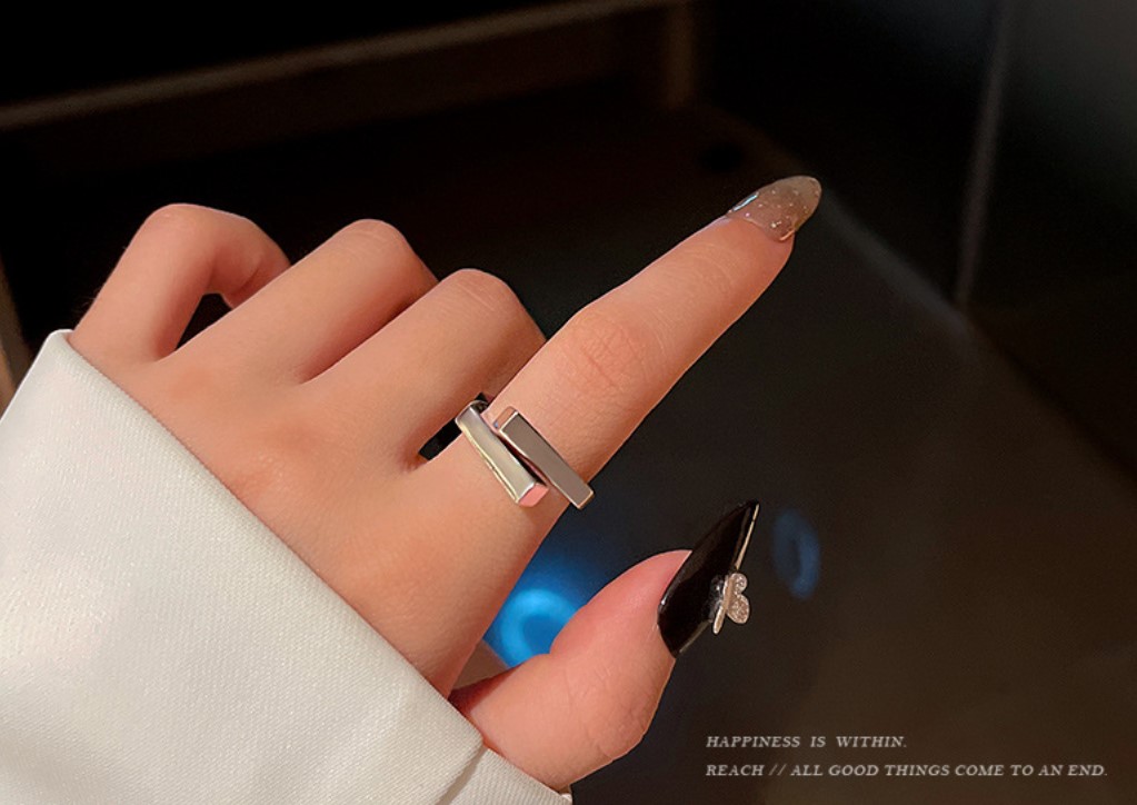 韓国風レディー  デザイン感  リング  アクセサリー 韓国風アクセサリー   気質  開口指輪  2023新作