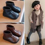 秋冬新作  韓国風  子供用品   シューズ    子供靴   ファッション  女の子  2色