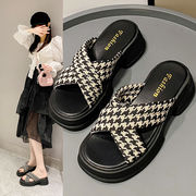 レディーススリッパ，韓国風スリッパ，ファッションオールマッチスリッパ★35-40