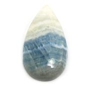 ≪スペシャルルース/即納≫天然石 ブルーシェーライト（blue sceelite）/カボション 21.7x12.2x4.4mm