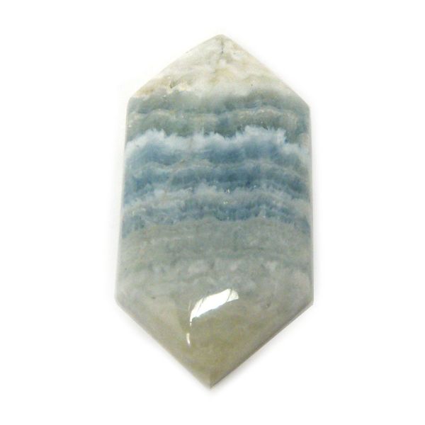 ≪スペシャルルース/即納≫天然石 ブルーシェーライト（blue sceelite）/カボション 22x11x3.6mm