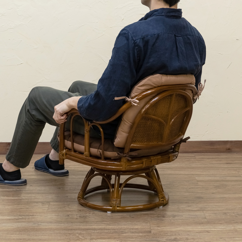 ラクラク座椅子 Fabric BR/FL/GR