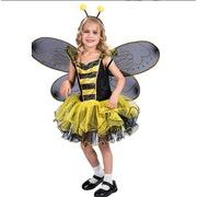 ハロウィン衣装 　子供用 　仮装  ハロウィーン 　コスプレ   女の子蜂コスプレ衣装