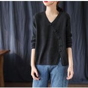 レディース　ジュアルカーディガン　ファッション韓国風　ニット　秋新作コート