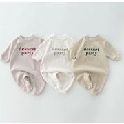 赤ちゃん    長袖    ロンパース    韓国子供服     連体服    3色