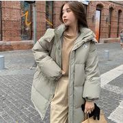 冬 ミドル丈綿の服    韓国風 　レディース暖かい コート トップス ファッション厚いコート★綿の服 S-L