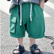 韓国風子供服 ins大人気 2023夏新作 パンツ キッズ服 男の子 ズボン  90-140cm