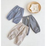 2023 秋新作 ズボン ins ファッション 乳幼児 チェックパンツ  ゆとりが  男女兼用 ボトムス 子供服