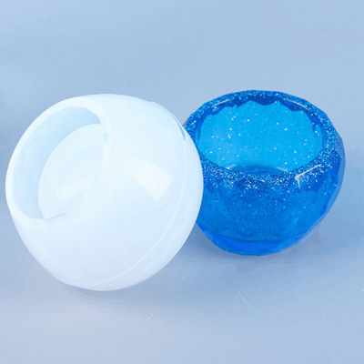 新品 石鹸ローソク アロマキャンドル バスボール素材 レジン枠シリコンモールド 蝋燭 幾何学型 収納ケース
