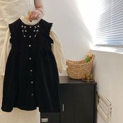 2023秋冬新品★子供服　シャツ＆ベストワンピース　分けて販売　100-150cm
