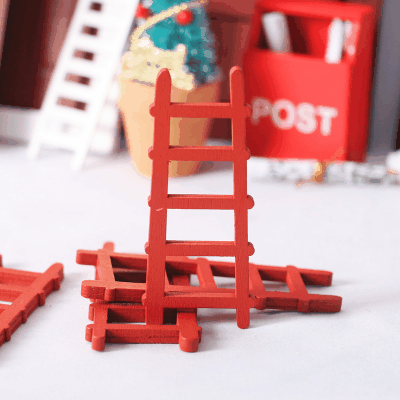 ドールハウス ミニチュア フィギュア ぬい撮おもちゃ ミニ模型 はしご梯子 撮影道具 装飾