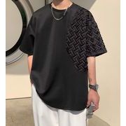 2023春夏新作 メンズ 男 カジュアル 半袖 丸首 トップス Tシャツ インナー M-2XL