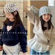 2026 新作 韓国風  子供服   ベビー服     トップス  ニット セーター 男女兼用 2色