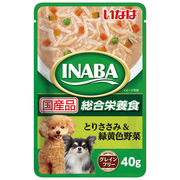 [いなばペットフード] INABA とりささみ＆緑黄色野菜 40g