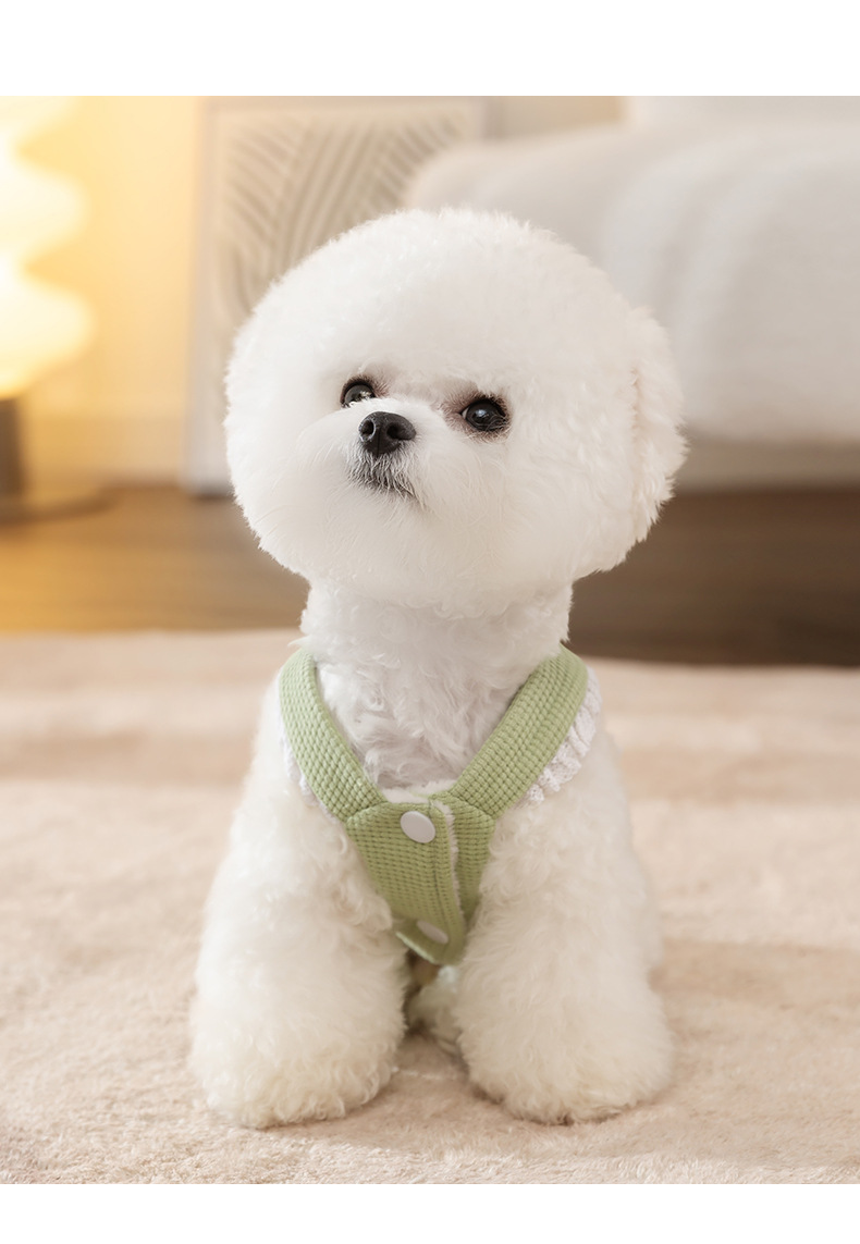 犬服・アクセサリー YUN 犬 ソフトハーネス OKOK ボーダー メッシュ 胴輪 XSサイズ 超