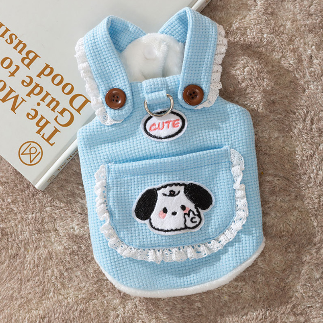 ペット服 小型犬 ペット 可愛い ワンちゃん Dリング付き 伸縮性 ペット