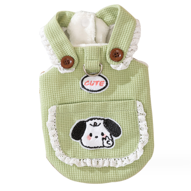 ペット服 小型犬 ペット 可愛い ワンちゃん Dリング付き 伸縮性 ペット