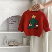 クリスマス 韓国風子供服 キッズ服 ベビー  トップス  長袖  ニット  セーター  男女兼用