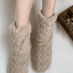 レディース  子供靴 靴   フローリングブーツ  室内 靴下シューズ  スノーブーツ  裹起毛  ふわふわ6色