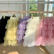 新品　韓国風　子供服  ボトムス　ふわふわスカート　５色　90-140cm