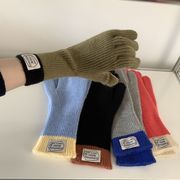 手袋　レディース　韓国ファッション　デザイン　秋冬　全5色　かわいい