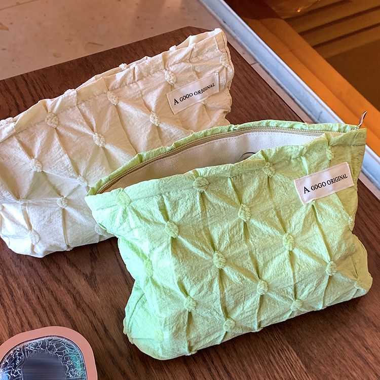 ポーチ　化粧品バッグ　コスメポーチ　小物収納　クラッチ　旅行　韓国ファッション