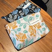 花柄ポーチ　化粧品バッグ　コスメポーチ　小物収納　クラッチ　韓国ファッション