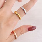 【大人風】金アレ対応素材　ステンレス　ジルコニア付き  リング   指輪