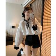 2022春秋新作 トップス 女 レディース 長袖 シャツ ブラウス インナー