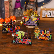 新品★ハロウィン★木製★玄関★屋内★工芸品★装飾品★装飾小道具★