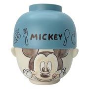 ディズニー 汁椀茶碗セット(大) 水彩タッチ ミッキーマウス