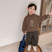 秋冬新作子供服、男の子、韓国風厚手トップス、フリーストレーナー