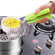 ステンレス鋼の熱い挟み防止食器ホルダー万能磁気チャック付き食器ホルダー食器ホルダー皿皿皿ホルダー