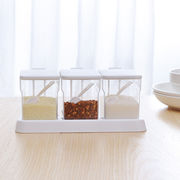 キッチン用品  調味料缶  薬味収納  スプーン   3つセット  プラスチック  セット