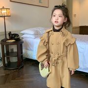 【秋新作】韓国風子供服 ベビー服 春秋 可愛い アウター ロングコート